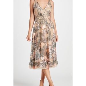 Audrey Floral MIDI Dress